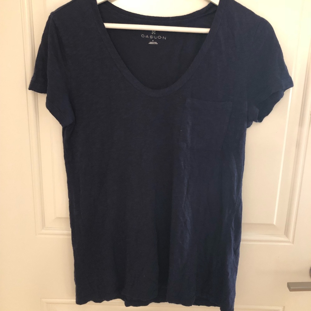 Navy pocket tee